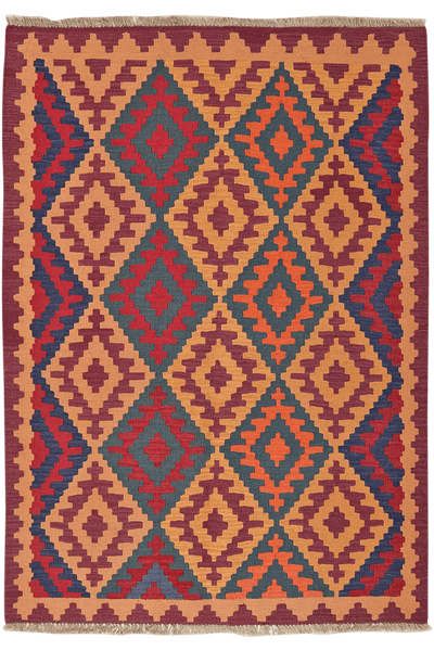 Kelim Gashgai — Handmade, 130x177 cm, Multicolor, 100% Virgin Wool | Main view