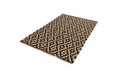 Kelim Gashgai — Handmade, 121x184 cm, Black, 100% Virgin Wool | View 5