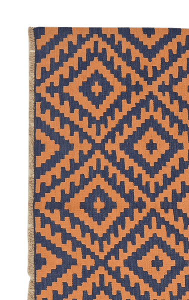 Kelim Gashgai — Handmade, 153x197 cm, Beige, 100% Virgin Wool | View 3