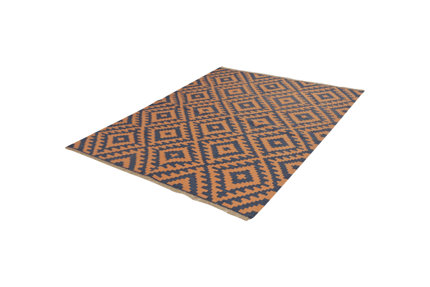 Kelim Gashgai — Handmade, 153x197 cm, Beige, 100% Virgin Wool | View 5