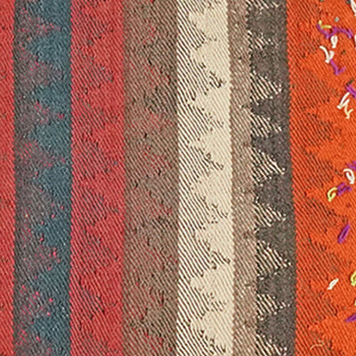 Kelim Kissen — Handmade, 65x65 cm, Multicolor, 100% Virgin Wool | View 4
