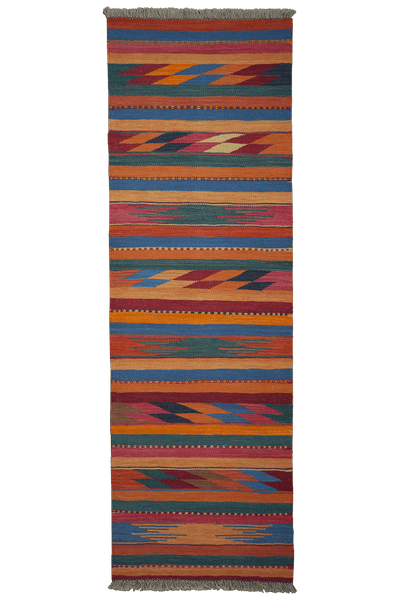 Kelim Gashgai — Handmade, 61x191 cm, Multicolor, 100% Virgin Wool | Main view