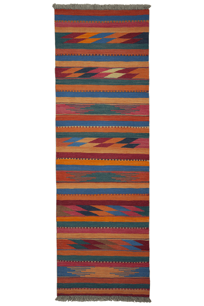 Kelim Gashgai — Handmade, 61x191 cm, Multicolor, 100% Virgin Wool | Main view