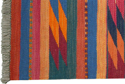 Kelim Gashgai — Handmade, 61x191 cm, Multicolor, 100% Virgin Wool | View 3