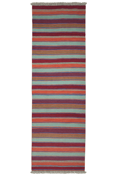 Kelim Gashgai — Handmade, 64x203 cm, Multicolor, 100% Virgin Wool | Main view