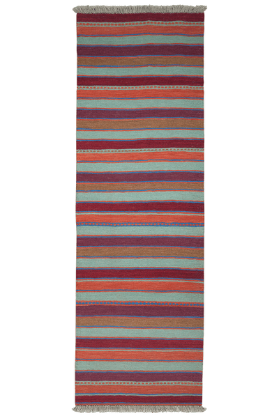 Kelim Gashgai — Handmade, 64x203 cm, Multicolor, 100% Virgin Wool | Main view
