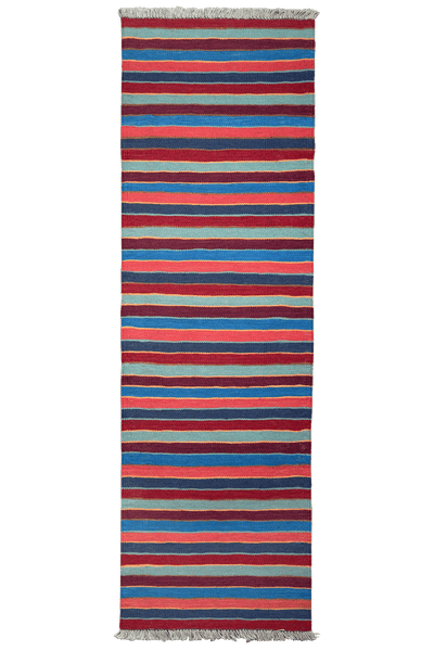 Kelim Gashgai — Handmade, 60x199 cm, Multicolor, 100% Virgin Wool | Main view