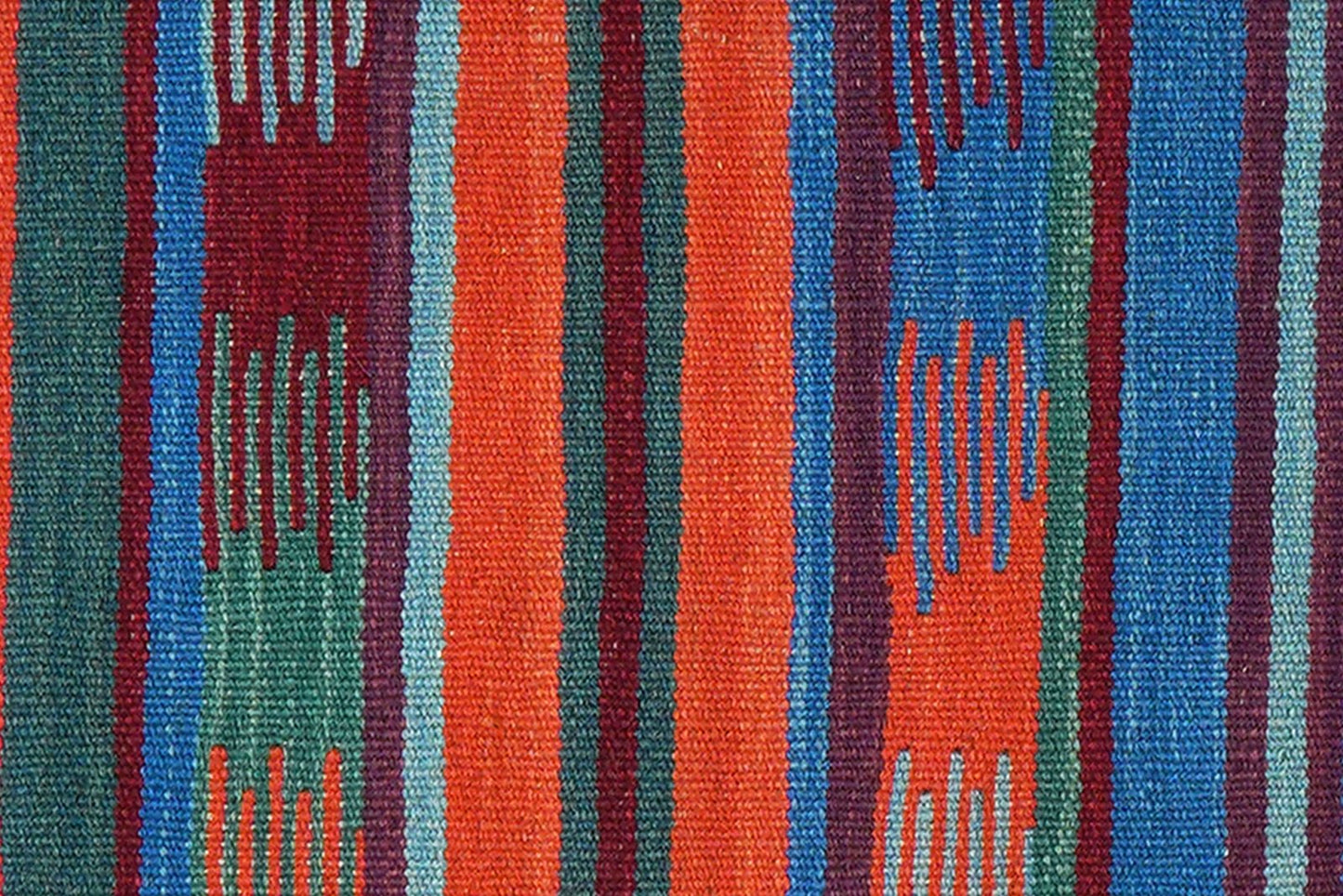 Kelim Gashgai — Handmade, 64x193 cm, Multicolor, 100% Virgin Wool | View 5