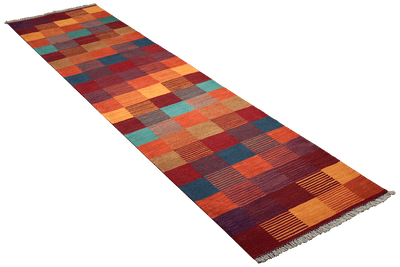 Kelim Gashgai — Handmade, 61x251 cm, Multicolor, 100% Virgin Wool | View 4