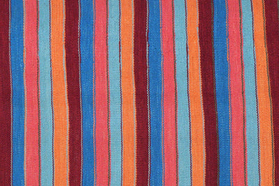 Kelim Gashgai — Handmade, 126x190 cm, Green, 100% Virgin Wool | View 5