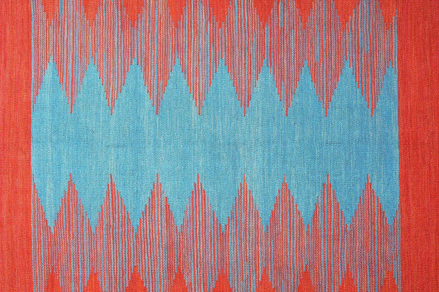 Kelim Gashgai — Handmade, 170x258 cm, Red, 100% Virgin Wool | View 5