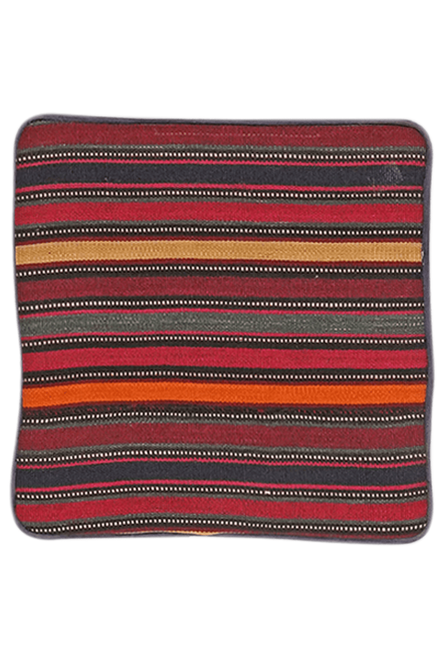 Kelim Kissen — Handmade, 35x40 cm, Multicolor, 100% Virgin Wool | Main view