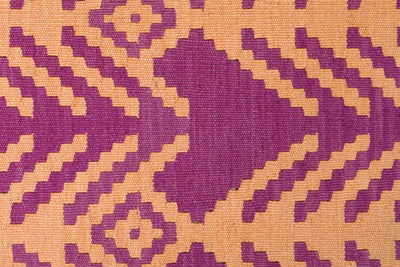 Kelim Gashgai — Handmade, 62x94 cm, Violett, 100% Virgin Wool | View 5