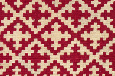Kelim Gashgai — Handmade, 105x151 cm, Red, 100% Virgin Wool | View 5