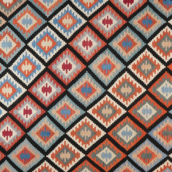 Kelim Gashgai — Handmade, 305x378 cm, Black, 100% Virgin Wool | View 4