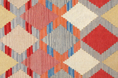 Kelim Gashgai — Handmade, 156x207 cm, Multicolor, 100% Virgin Wool | View 5