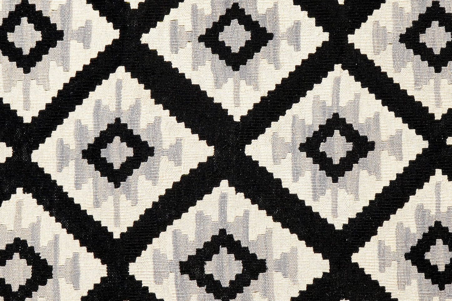 Kelim Gashgai — Handmade, 172x243 cm, Black, 100% Virgin Wool | View 5