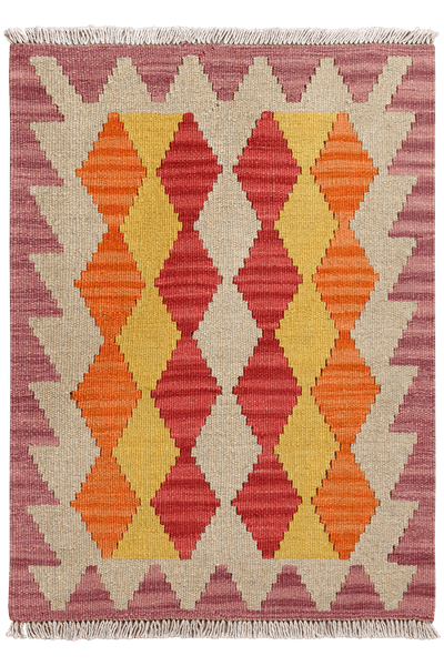 Kelim Gashgai — Handmade, 63x86 cm, Multicolor, 100% Virgin Wool | Main view