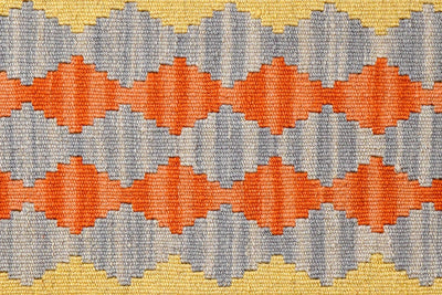 Kelim Gashgai — Handmade, 63x88 cm, Grey, 100% Virgin Wool | View 5