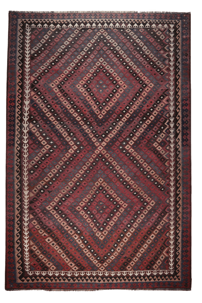 Kelim Belutch — Handmade, 277x414 cm, Brown, 100% Virgin Wool | Main view