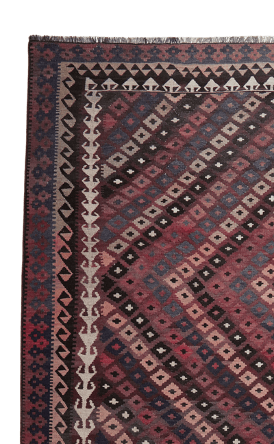 Kelim Belutch — Handmade, 277x414 cm, Brown, 100% Virgin Wool | View 3