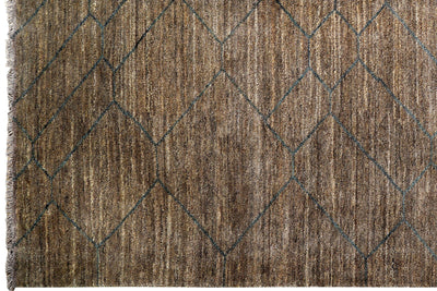 Gabbeh Basi — Hand-knotted, 209x288 cm, Grey, 100% Virgin Wool | View 3