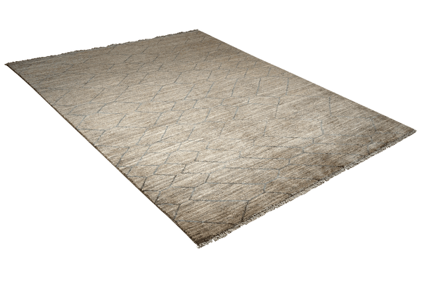 Gabbeh Basi — Hand-knotted, 209x288 cm, Grey, 100% Virgin Wool | View 4