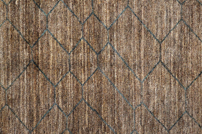Gabbeh Basi — Hand-knotted, 209x288 cm, Grey, 100% Virgin Wool | View 6