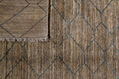Gabbeh Basi — Hand-knotted, 209x288 cm, Grey, 100% Virgin Wool | View 7