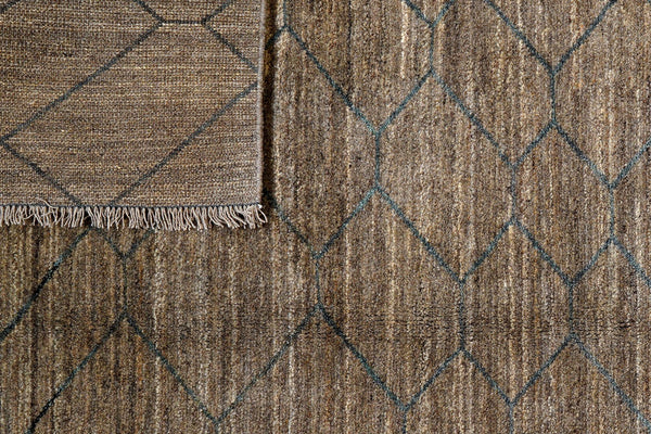Gabbeh Basi — Hand-knotted, 209x288 cm, Grey, 100% Virgin Wool | View 7