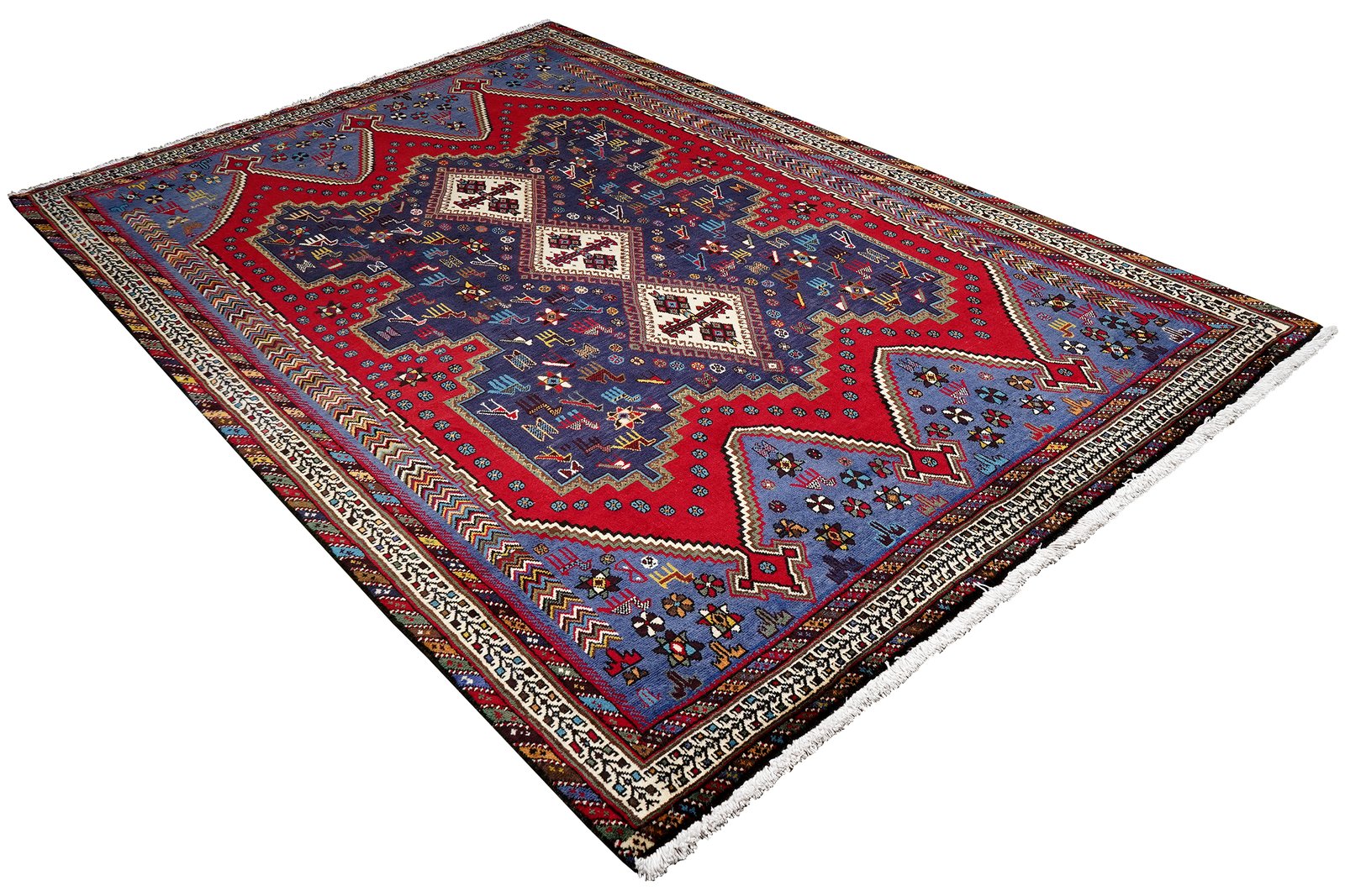 Afshar — Hand-knotted, 167x245 cm, Multicolor, 100% Virgin Wool | View 4