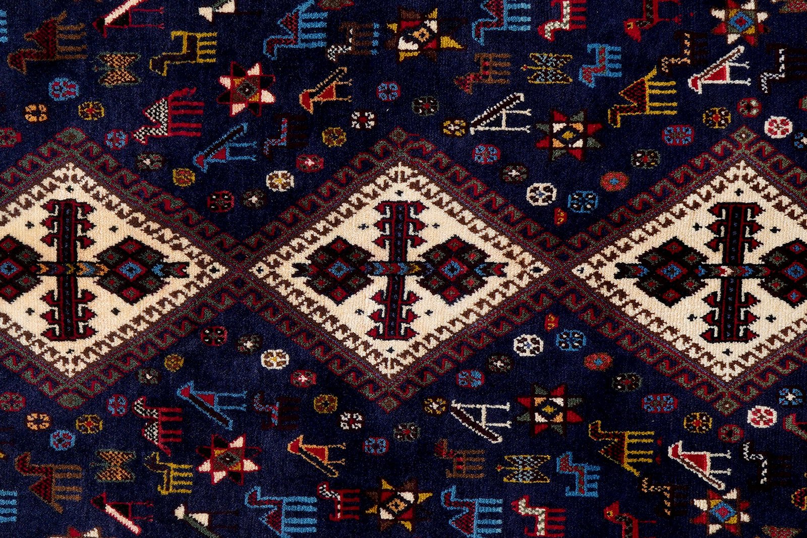 Afshar — Hand-knotted, 167x245 cm, Multicolor, 100% Virgin Wool | View 6