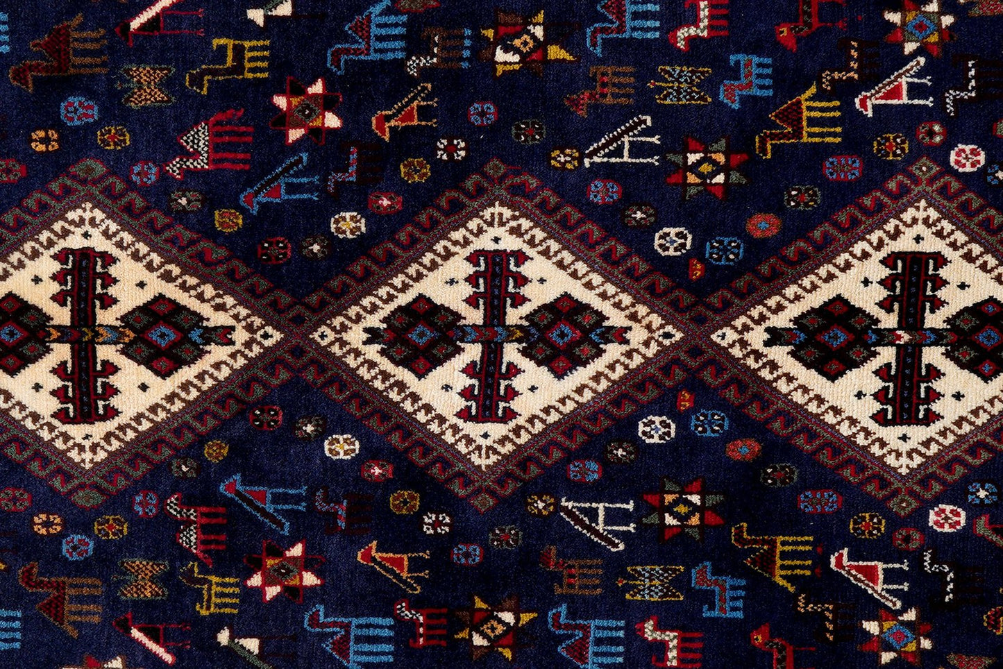 Afshar — Hand-knotted, 167x245 cm, Multicolor, 100% Virgin Wool | View 6