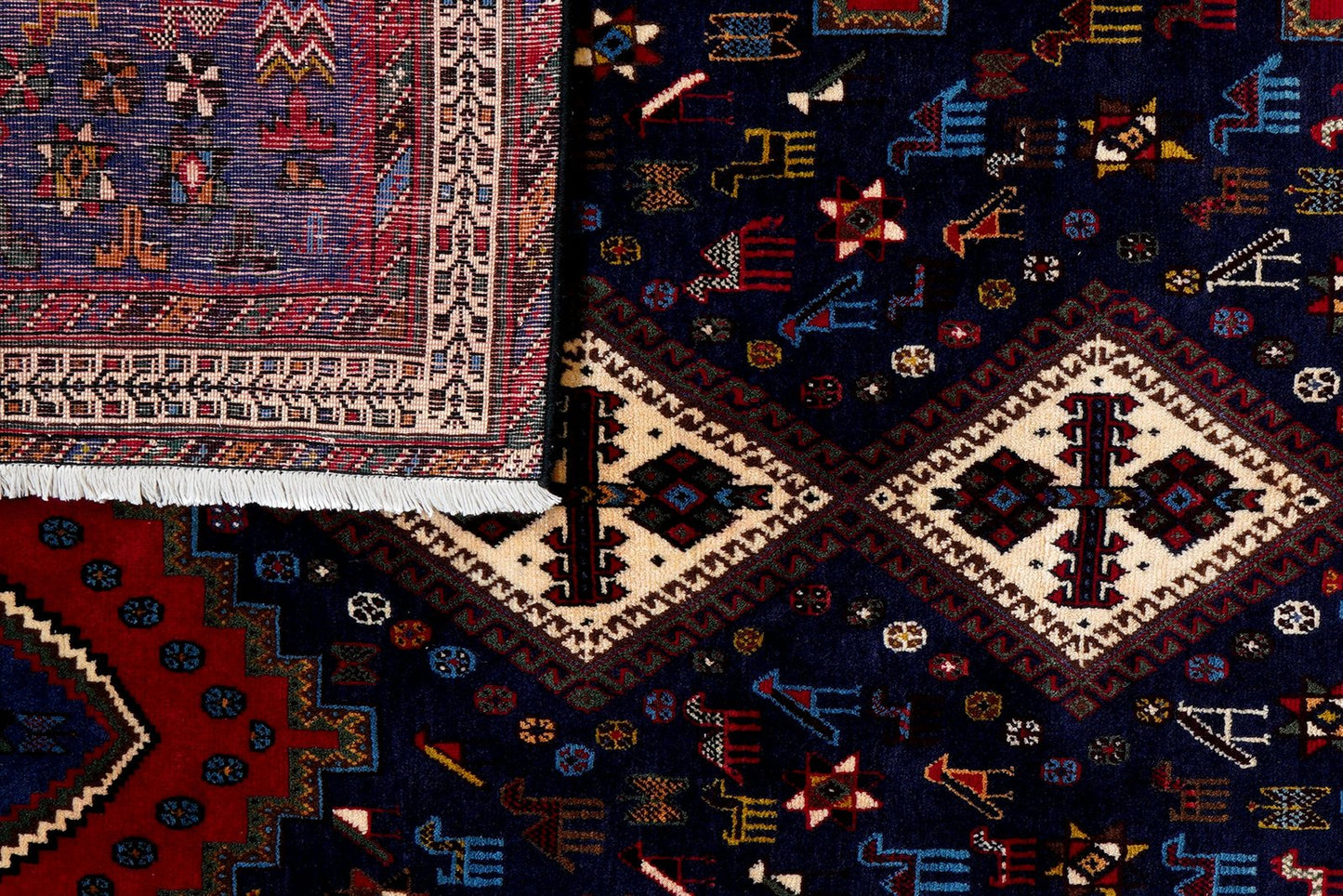 Afshar — Hand-knotted, 167x245 cm, Multicolor, 100% Virgin Wool | View 7
