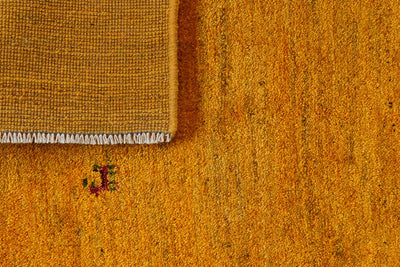 Gabbeh — Hand-knotted, 95x149 cm, Yellow, 100% Virgin Wool | View 7