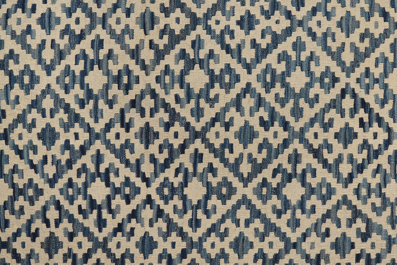 Kelim Gashgai — Handmade, 178x230 cm, Blue, 100% Virgin Wool | View 5
