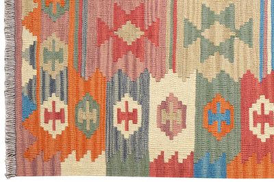 Kelim Gashgai — Handmade, 103x150 cm, Multicolor, 100% Virgin Wool | View 3