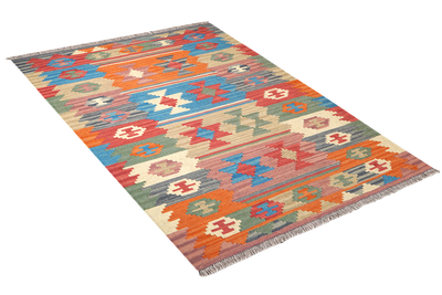 Kelim Gashgai — Handmade, 103x150 cm, Multicolor, 100% Virgin Wool | View 4