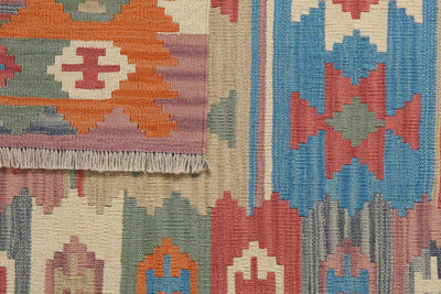 Kelim Gashgai — Handmade, 103x150 cm, Multicolor, 100% Virgin Wool | View 6