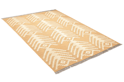 Kelim Gashgai · Handgewebt – Beige, 149x102 cm, 100% Schurwolle | Ansicht 4