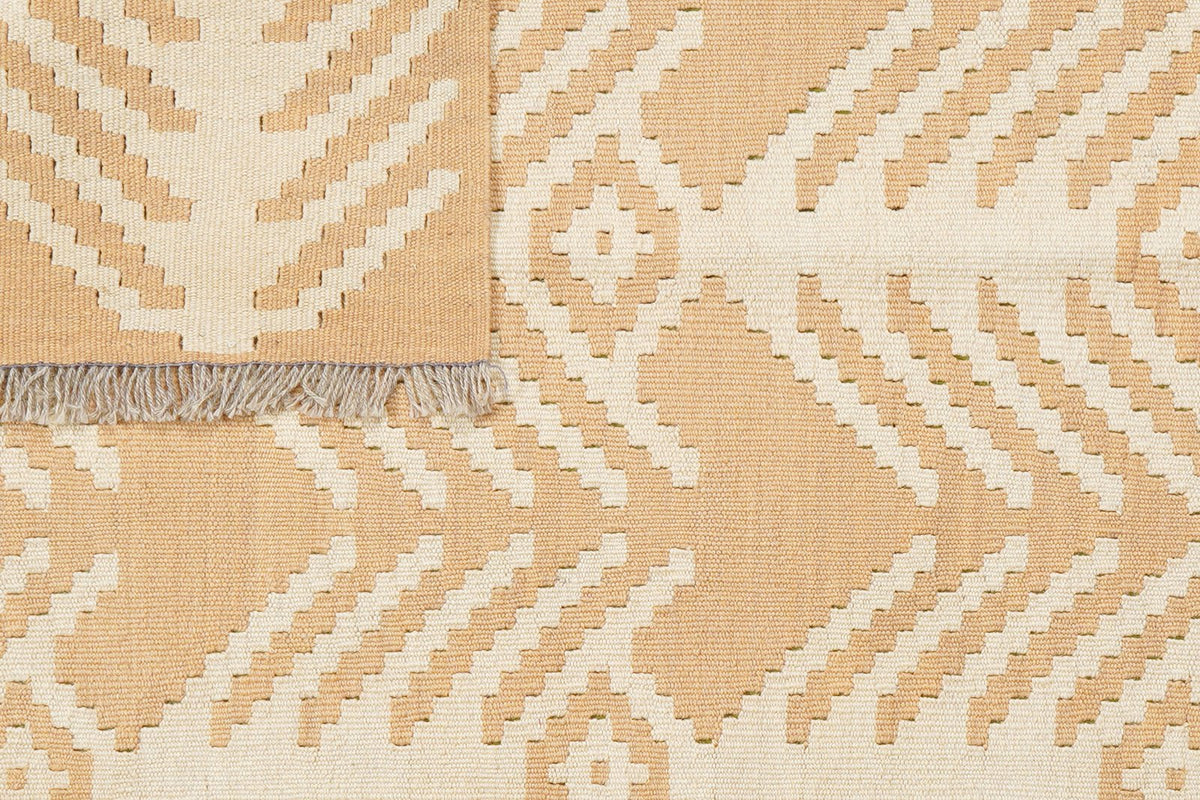 Kelim Gashgai · Handgewebt – Beige, 149x102 cm, 100% Schurwolle | Ansicht 6