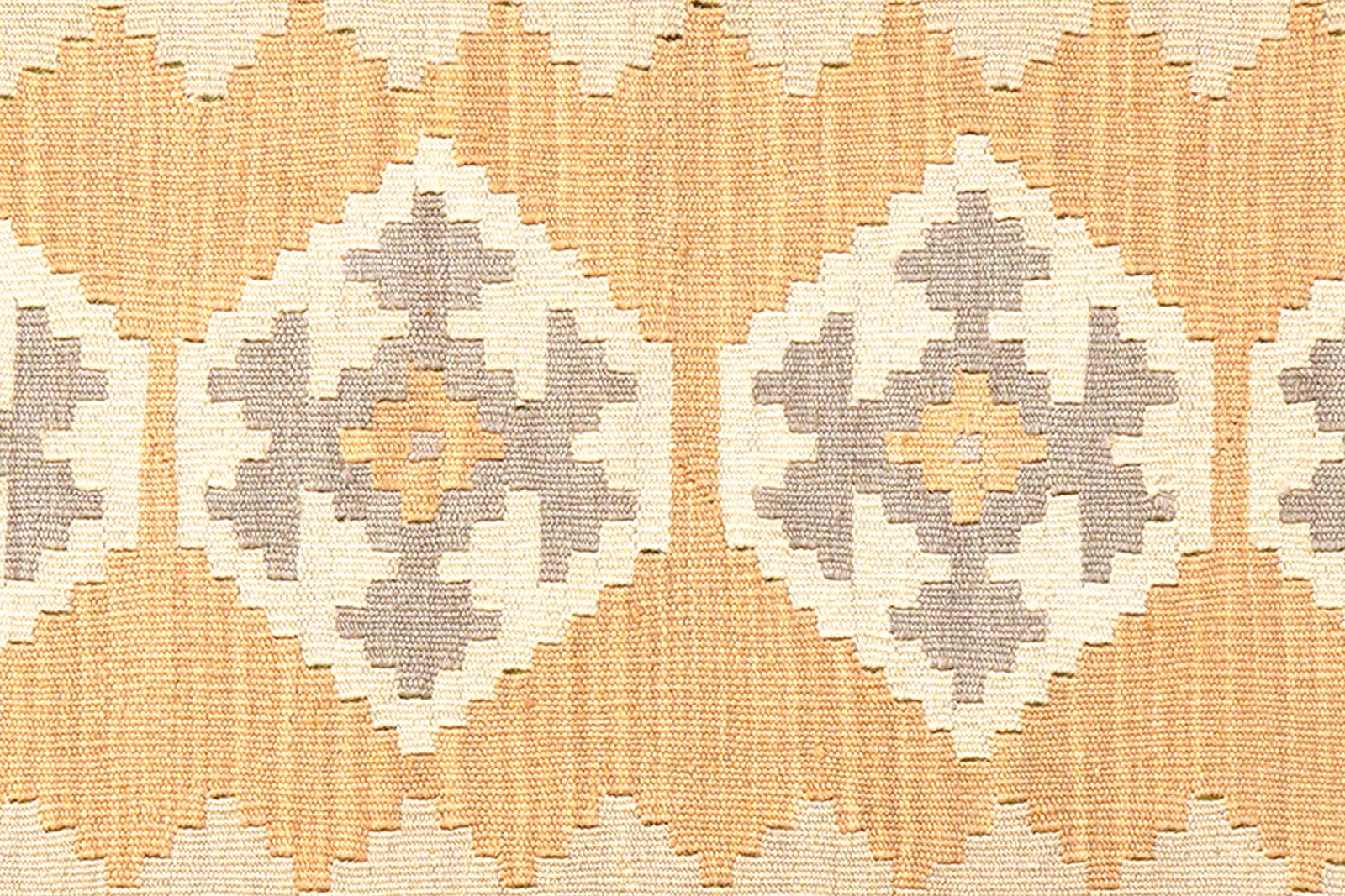 Kelim Gashgai — Handmade, 84x193 cm, Yellow, 100% Virgin Wool | View 5