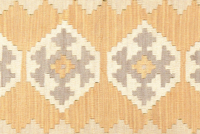 Kelim Gashgai — Handmade, 84x193 cm, Yellow, 100% Virgin Wool | View 5