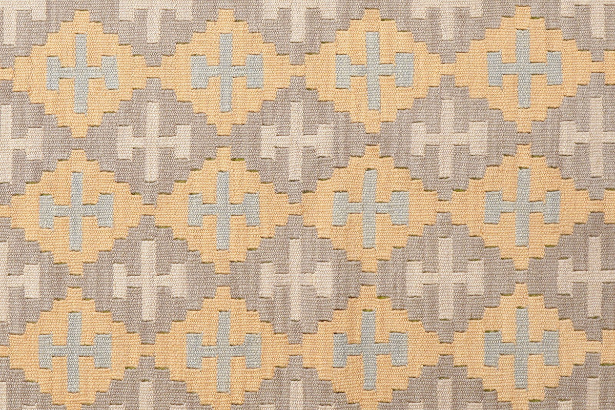 Kelim Gashgai · Handgewebt – Grau, 235x178 cm, 100% Schurwolle | Ansicht 5