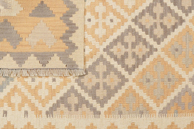 Kelim Gashgai · Handgewebt – Beige, 176x124 cm, 100% Schurwolle | Ansicht 6
