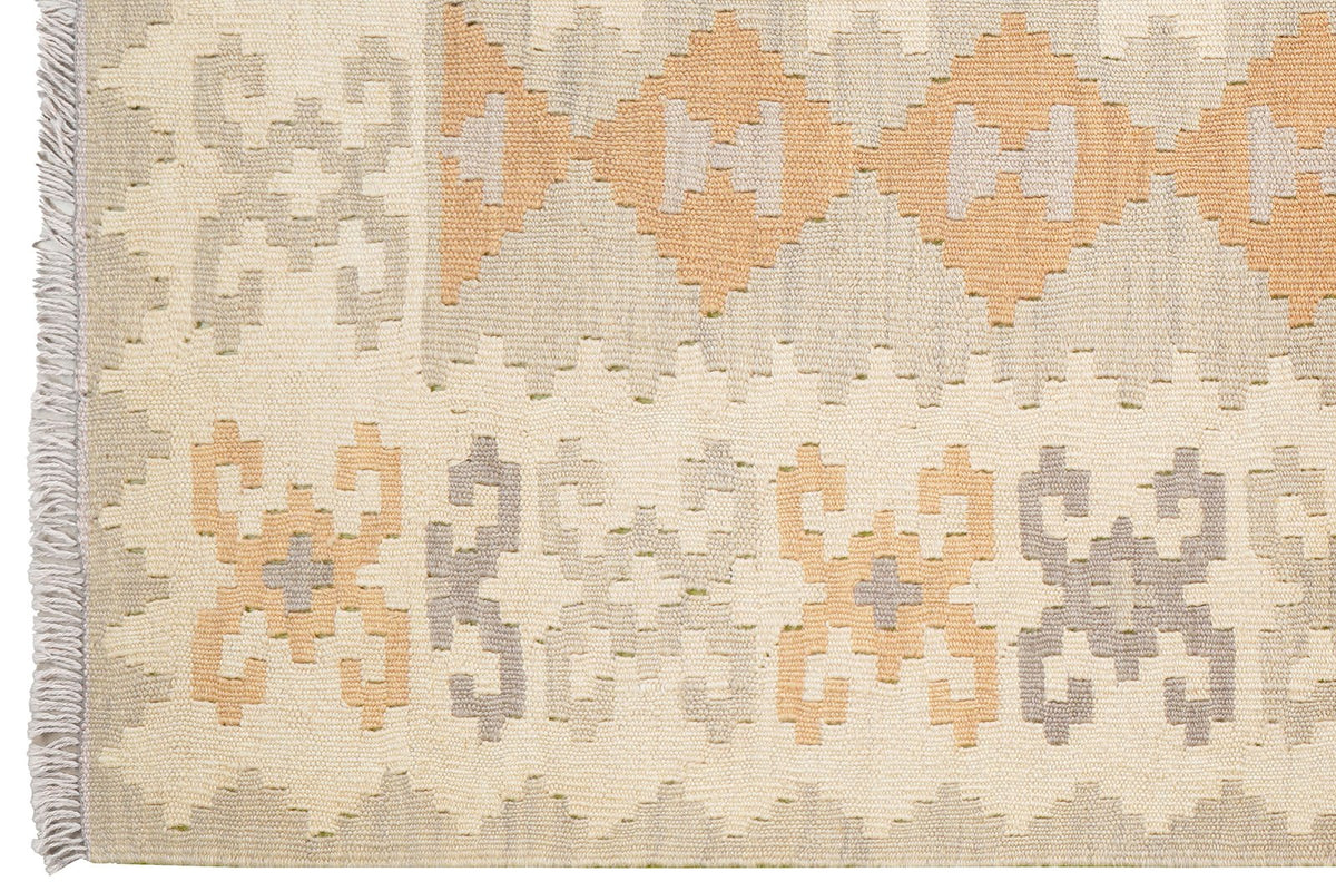 Kelim Gashgai · Handgewebt – Grau, 170x119 cm, 100% Schurwolle | Ansicht 3