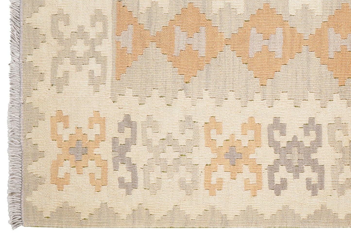 Kelim Gashgai · Handgewebt – Grau, 170x119 cm, 100% Schurwolle | Ansicht 3