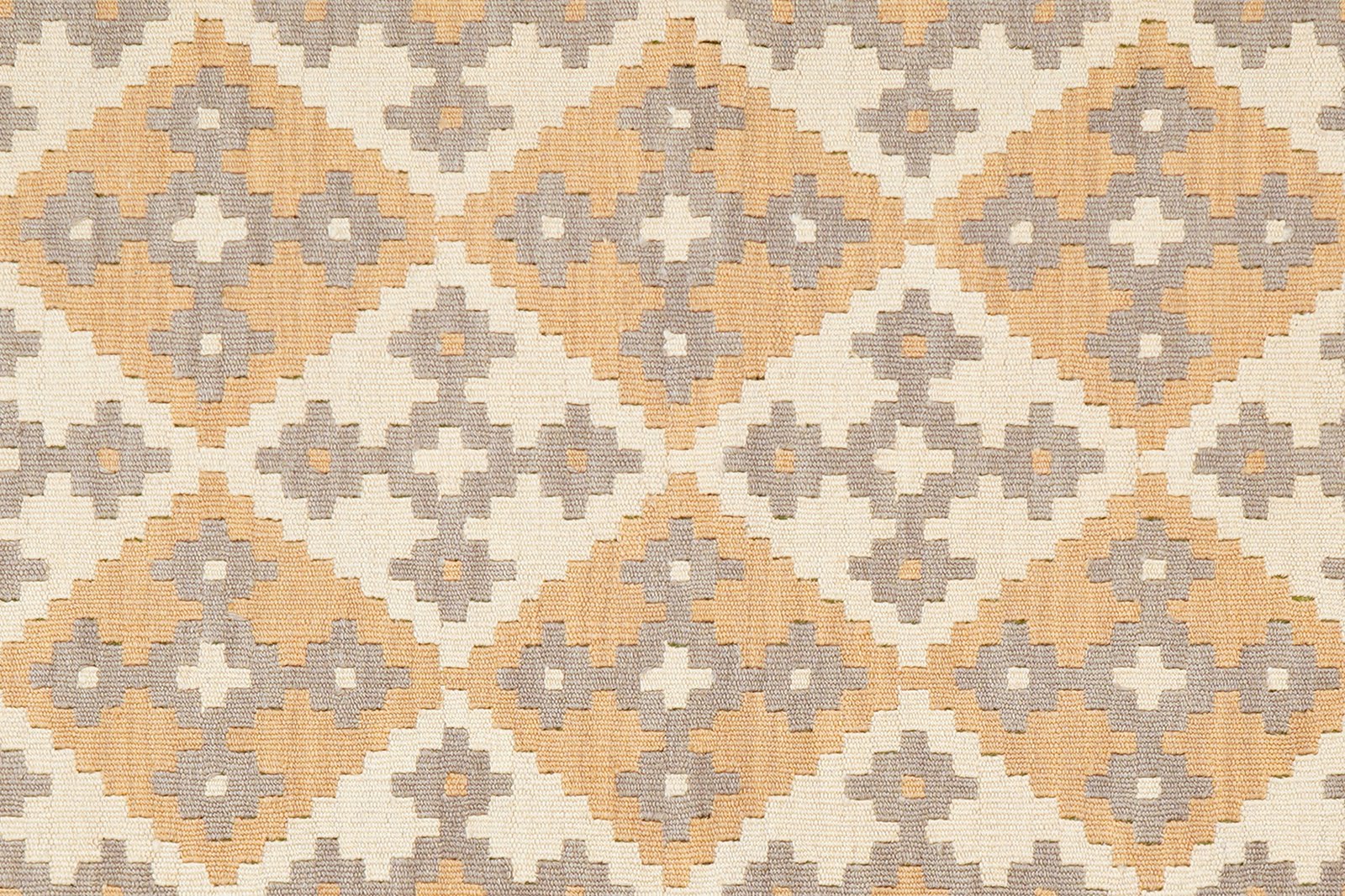 Kelim Gashgai — Handmade, 85x198 cm, Beige, 100% Virgin Wool | View 5