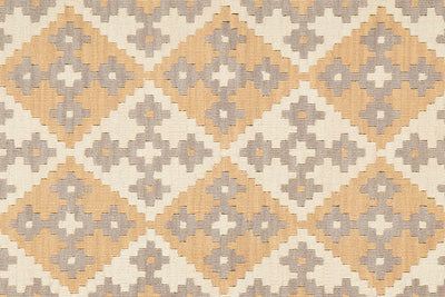 Kelim Gashgai — Handmade, 85x198 cm, Beige, 100% Virgin Wool | View 5
