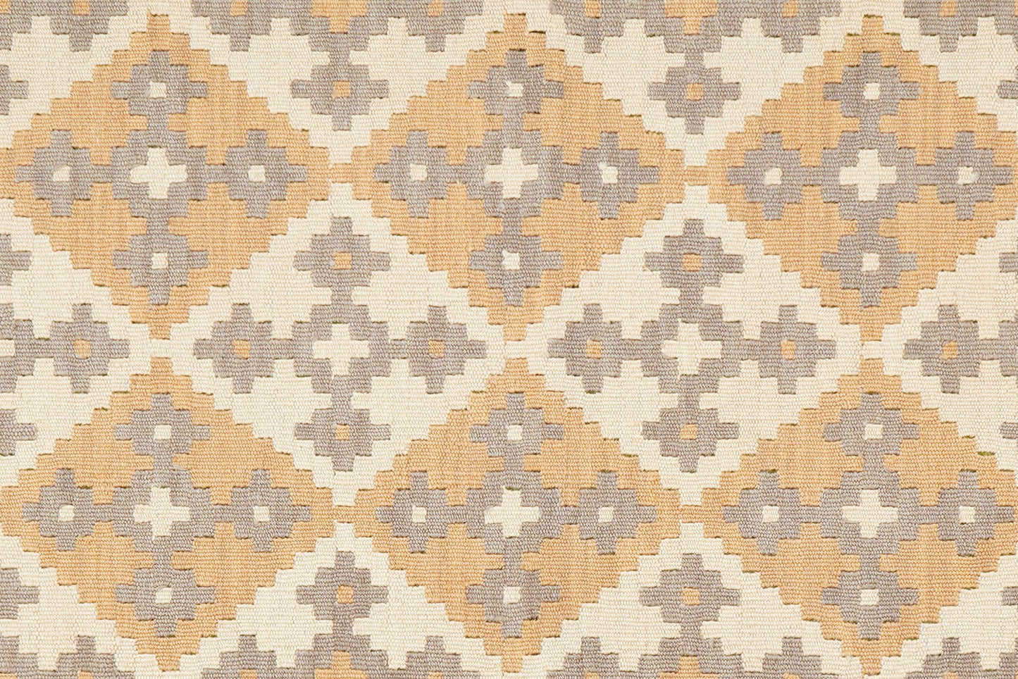 Kelim Gashgai — Handmade, 85x198 cm, Beige, 100% Virgin Wool | View 5